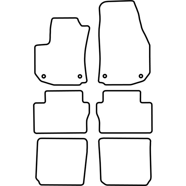Textilmatta, kupé, Fram och bak Autostyle TM OP535V AutoStyle Textilmatta, kupé, Fram och bak Autostyle TM OP535V AutoStyle
