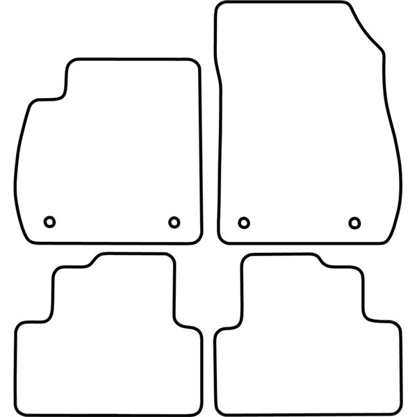 Textilmatta, kupé, Fram och bak Autostyle TM OP540V AutoStyle Textilmatta, kupé, Fram och bak Autostyle TM OP540V AutoStyle