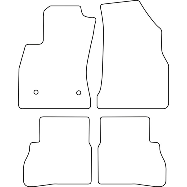 Textilmatta, kupé, Fram och bak Autostyle TM OP542V AutoStyle Textilmatta, kupé, Fram och bak Autostyle TM OP542V AutoStyle