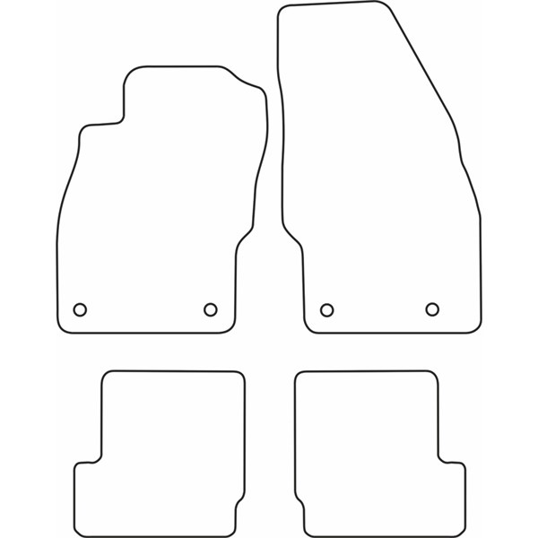 Textilmatta, kupé, Fram och bak Autostyle TM OP543V AutoStyle Textilmatta, kupé, Fram och bak Autostyle TM OP543V AutoStyle
