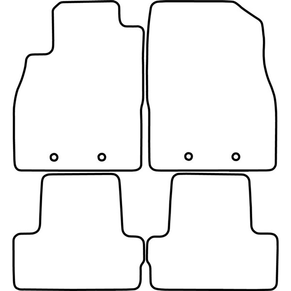 Textilmatta, kupé, Fram och bak Autostyle TM OP545V AutoStyle Textilmatta, kupé, Fram och bak Autostyle TM OP545V AutoStyle