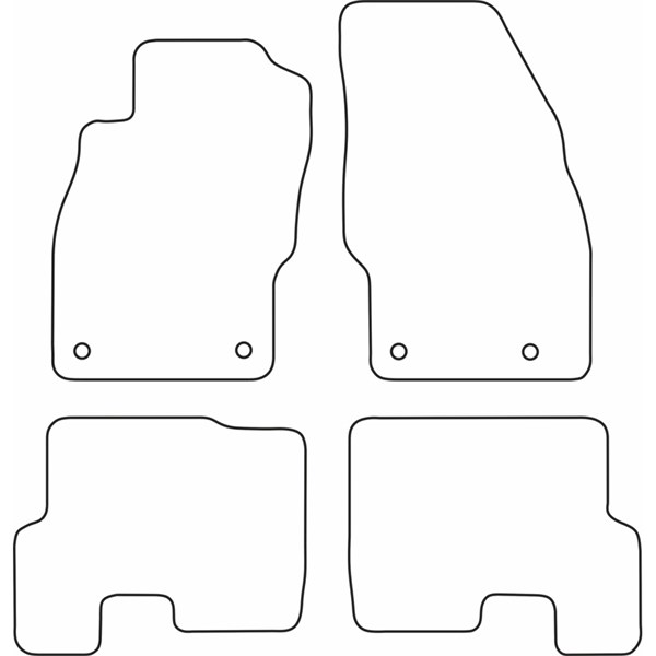 Textilmatta, kupé, Fram och bak Autostyle TM OP547V AutoStyle Textilmatta, kupé, Fram och bak Autostyle TM OP547V AutoStyle