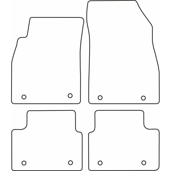 Textilmatta, kupé, Fram och bak Autostyle TM OP550V AutoStyle Textilmatta, kupé, Fram och bak Autostyle TM OP550V AutoStyle