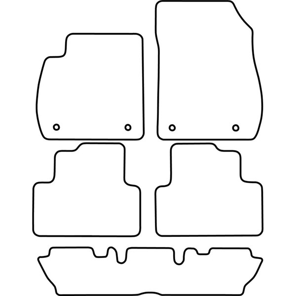 Textilmatta, kupé, Fram och bak Autostyle TM OP552V AutoStyle
