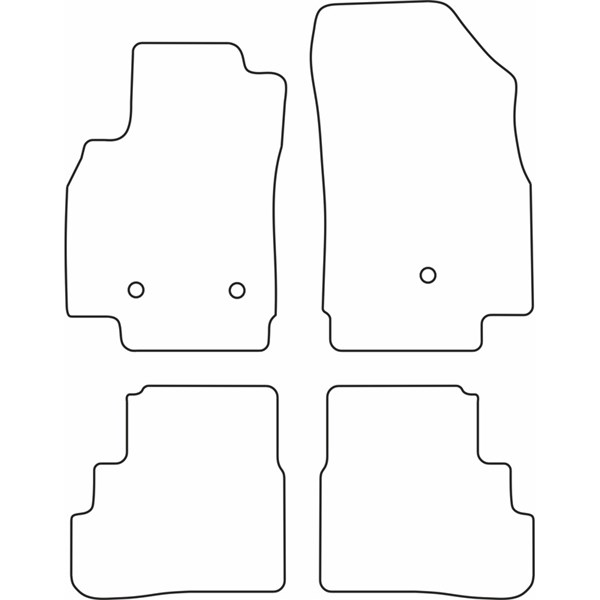 Textilmatta, kupé, Fram och bak Autostyle TM OP553V AutoStyle Textilmatta, kupé, Fram och bak Autostyle TM OP553V AutoStyle
