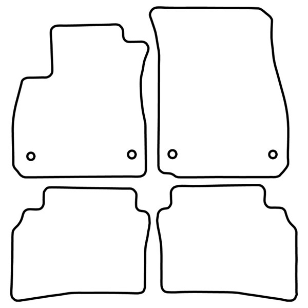 Textilmatta, kupé, Fram och bak Autostyle TM OP556V AutoStyle