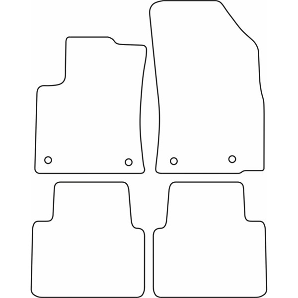 Textilmatta, kupé, Fram och bak Autostyle TM OP557V AutoStyle Textilmatta, kupé, Fram och bak Autostyle TM OP557V AutoStyle