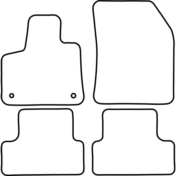 Textilmatta, kupé, Fram och bak Autostyle TM OP558V AutoStyle Textilmatta, kupé, Fram och bak Autostyle TM OP558V AutoStyle