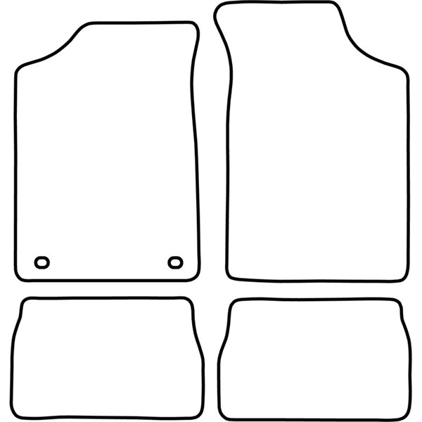 Textilmatta, kupé, Fram och bak Autostyle TM PE500V AutoStyle Textilmatta, kupé, Fram och bak Autostyle TM PE500V AutoStyle