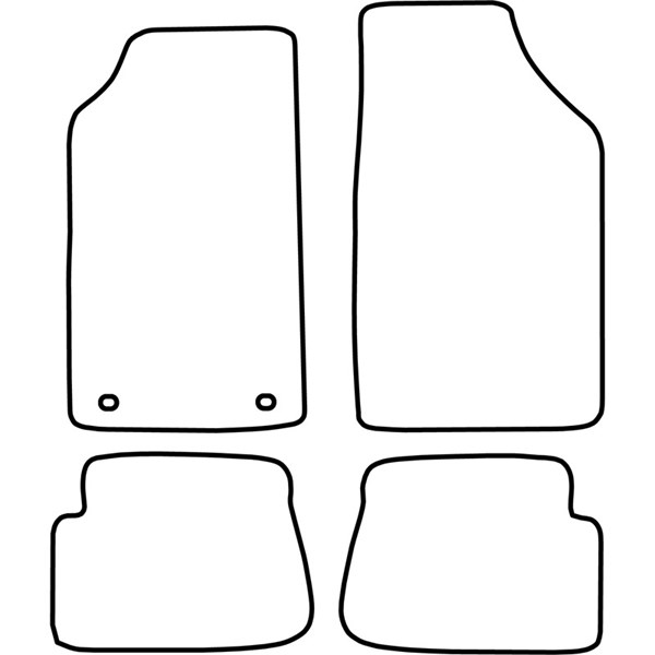 Textilmatta, kupé, Fram och bak Autostyle TM PE501V AutoStyle Textilmatta, kupé, Fram och bak Autostyle TM PE501V AutoStyle