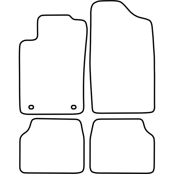 Textilmatta, kupé, Fram och bak Autostyle TM PE504V AutoStyle Textilmatta, kupé, Fram och bak Autostyle TM PE504V AutoStyle