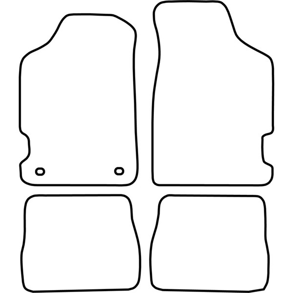 Textilmatta, kupé, Fram och bak Autostyle TM PE512V AutoStyle Textilmatta, kupé, Fram och bak Autostyle TM PE512V AutoStyle