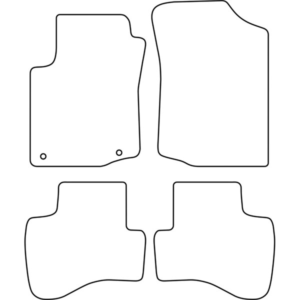 Textilmatta, kupé, Fram och bak Autostyle TM PE519V AutoStyle Textilmatta, kupé, Fram och bak Autostyle TM PE519V AutoStyle