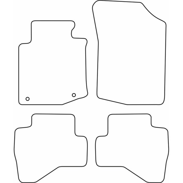 Textilmatta, kupé, Fram och bak Autostyle TM PE530V AutoStyle Textilmatta, kupé, Fram och bak Autostyle TM PE530V AutoStyle