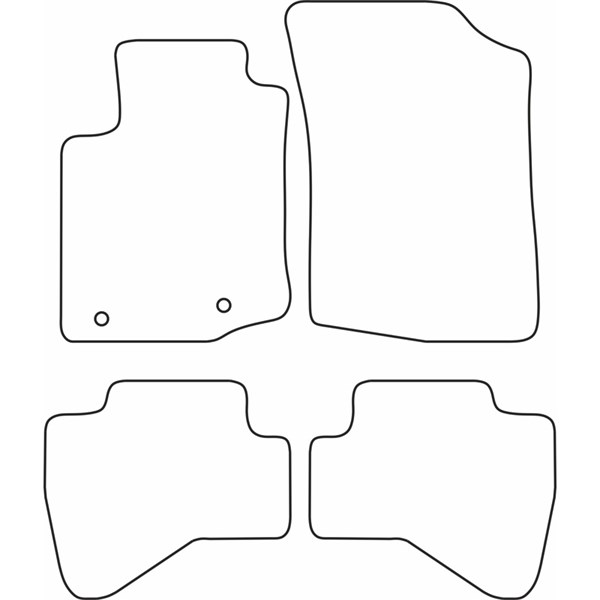 Textilmatta, kupé, Fram och bak Autostyle TM PE538V AutoStyle Textilmatta, kupé, Fram och bak Autostyle TM PE538V AutoStyle
