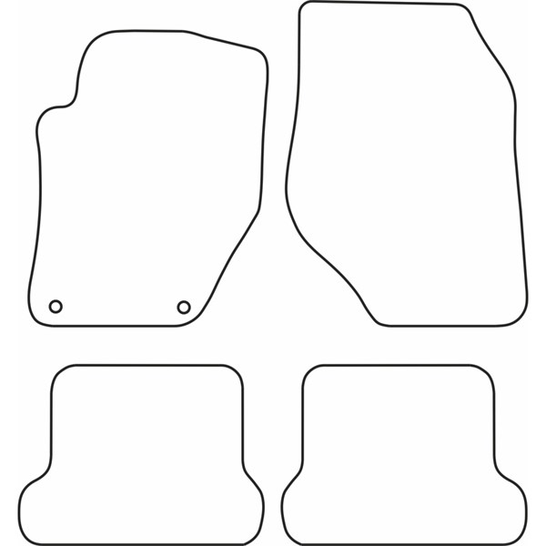 Textilmatta, kupé, Fram och bak Autostyle TM PE539V AutoStyle Textilmatta, kupé, Fram och bak Autostyle TM PE539V AutoStyle
