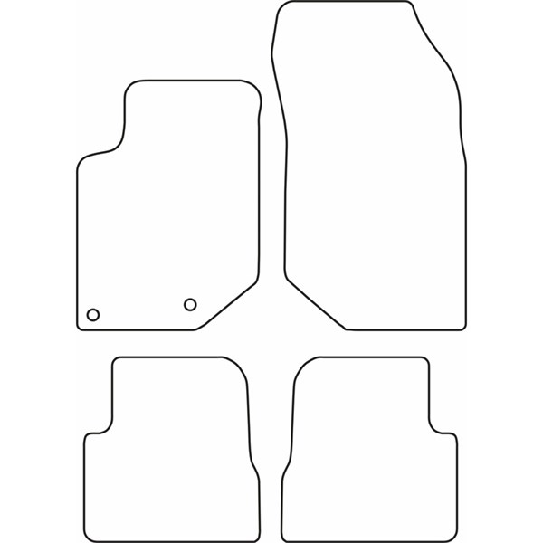 Textilmatta, kupé, Fram och bak Autostyle TM PE548V AutoStyle Textilmatta, kupé, Fram och bak Autostyle TM PE548V AutoStyle
