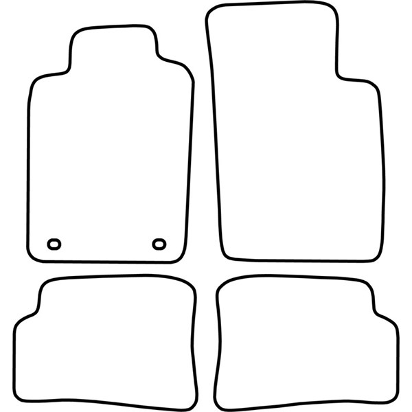 Textilmatta, kupé, Fram och bak Autostyle TM RE513V AutoStyle Textilmatta, kupé, Fram och bak Autostyle TM RE513V AutoStyle