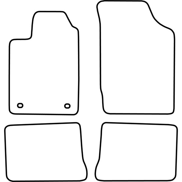 Textilmatta, kupé, Fram och bak Autostyle TM RE517V AutoStyle Textilmatta, kupé, Fram och bak Autostyle TM RE517V AutoStyle