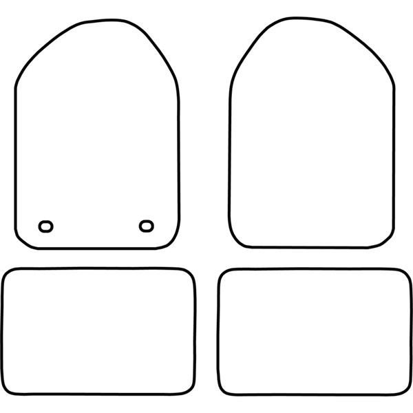 Textilmatta, kupé, Fram och bak Autostyle TM RE518V AutoStyle Textilmatta, kupé, Fram och bak Autostyle TM RE518V AutoStyle