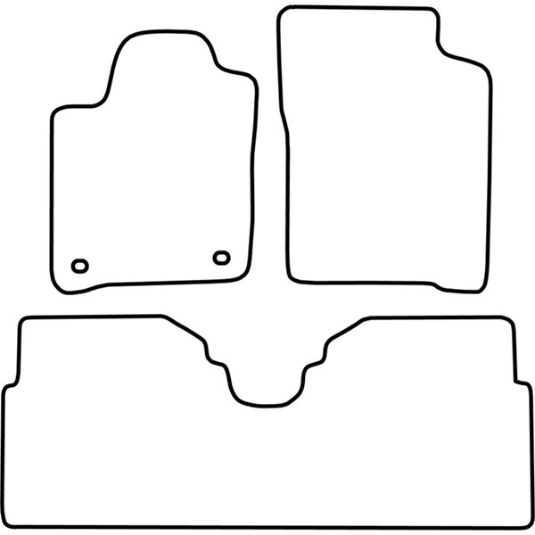 Textilmatta, kupé, Fram och bak Autostyle TM RE521V AutoStyle Textilmatta, kupé, Fram och bak Autostyle TM RE521V AutoStyle