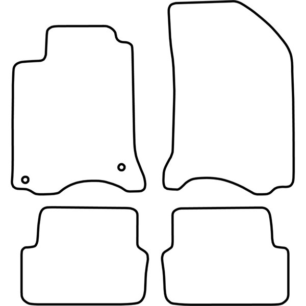 Textilmatta, kupé, Fram och bak Autostyle TM RE522V AutoStyle Textilmatta, kupé, Fram och bak Autostyle TM RE522V AutoStyle
