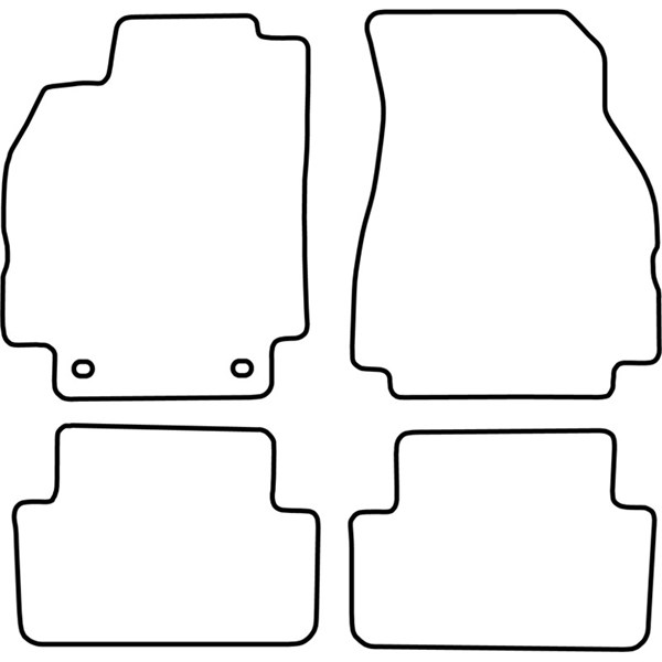 Textilmatta, kupé, Fram och bak Autostyle TM RE526V AutoStyle Textilmatta, kupé, Fram och bak Autostyle TM RE526V AutoStyle