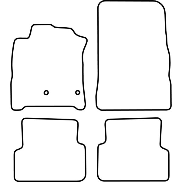 Textilmatta, kupé, Fram och bak Autostyle TM RE539V AutoStyle