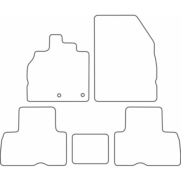 Textilmatta, kupé, Fram och bak Autostyle TM RE542V AutoStyle