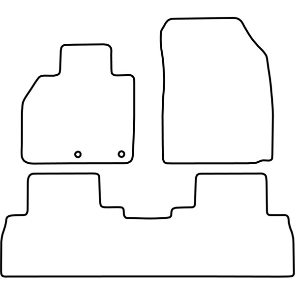 Textilmatta, kupé, Fram och bak Autostyle TM RE545V AutoStyle