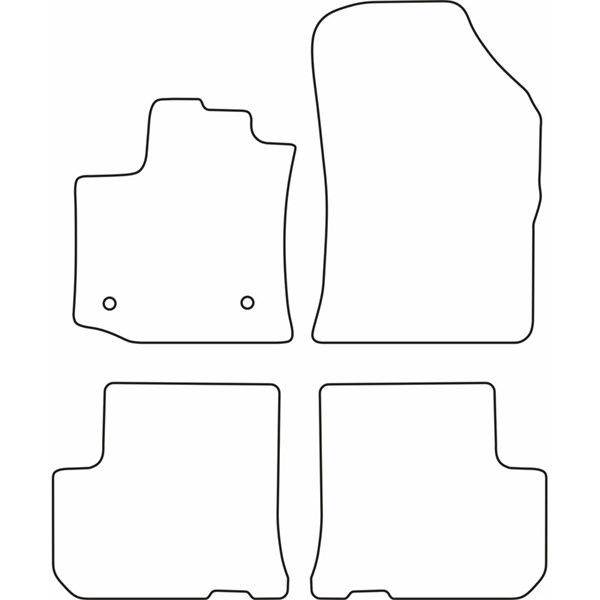 Textilmatta, kupé, Fram och bak Autostyle TM RE556V AutoStyle Textilmatta, kupé, Fram och bak Autostyle TM RE556V AutoStyle