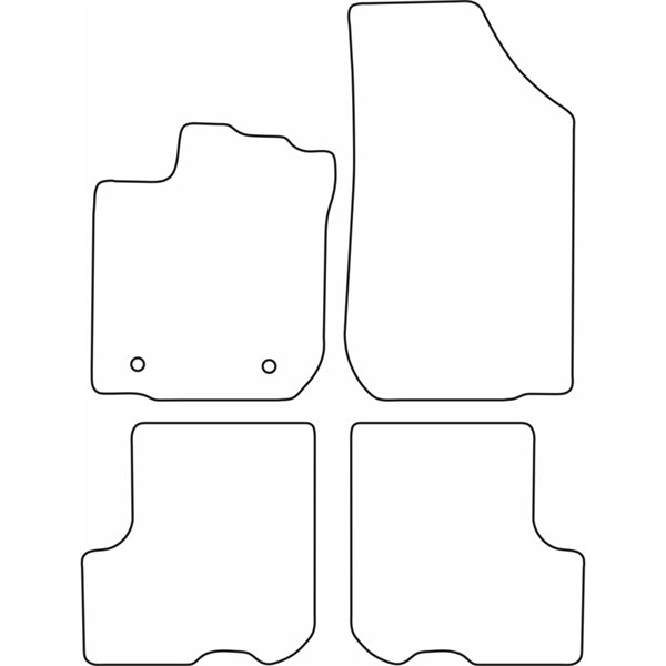 Textilmatta, kupé, Fram och bak Autostyle TM RE558V AutoStyle Textilmatta, kupé, Fram och bak Autostyle TM RE558V AutoStyle