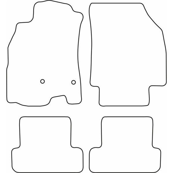 Textilmatta, kupé, Fram och bak Autostyle TM RE572V AutoStyle Textilmatta, kupé, Fram och bak Autostyle TM RE572V AutoStyle