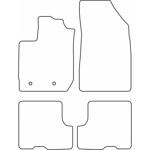 Textilmatta, kupé, Fram och bak Autostyle TM RE573V AutoStyle Textilmatta, kupé, Fram och bak Autostyle TM RE573V AutoStyle