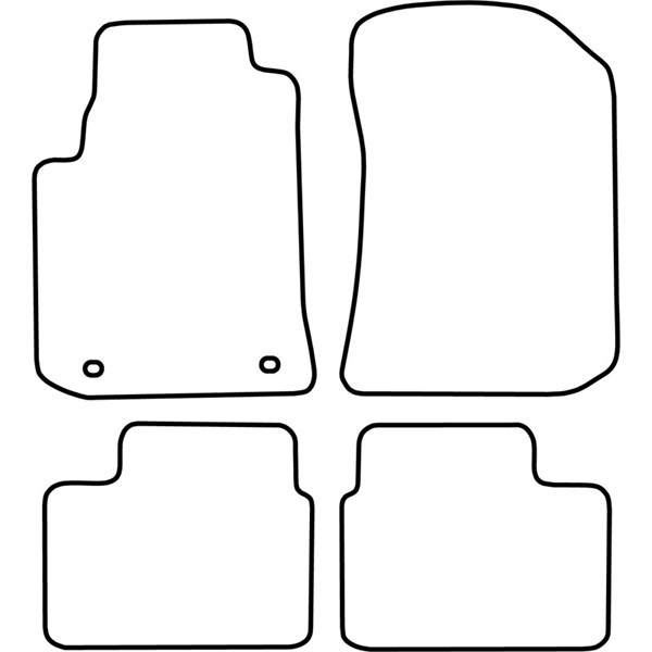 Textilmatta, kupé, Fram och bak Autostyle TM RO507V AutoStyle Textilmatta, kupé, Fram och bak Autostyle TM RO507V AutoStyle
