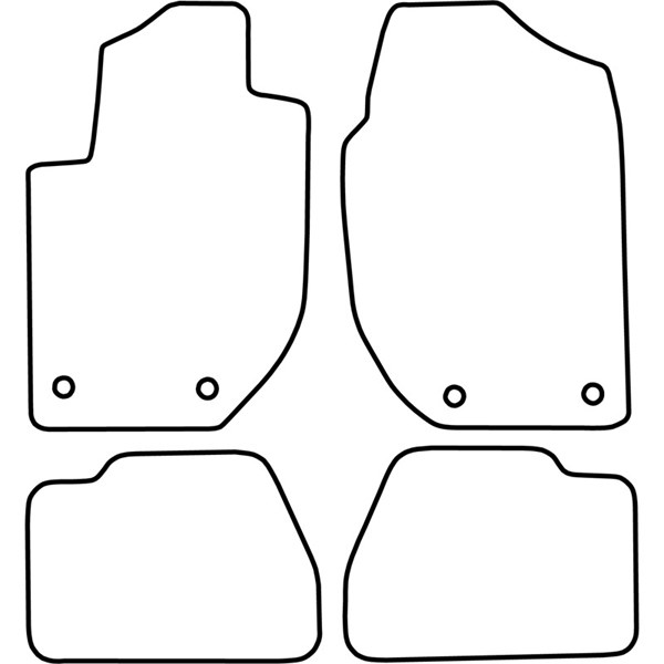 Textilmatta, kupé, Fram och bak Autostyle TM RO510V AutoStyle Textilmatta, kupé, Fram och bak Autostyle TM RO510V AutoStyle