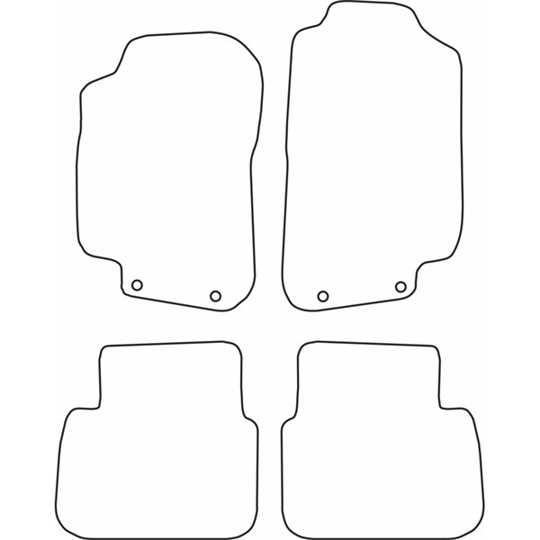 Textilmatta, kupé, Fram och bak Autostyle TM SA503V AutoStyle Textilmatta, kupé, Fram och bak Autostyle TM SA503V AutoStyle