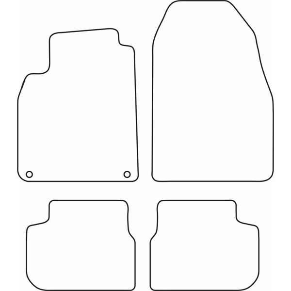 Textilmatta, kupé, Fram och bak Autostyle TM SA509V AutoStyle Textilmatta, kupé, Fram och bak Autostyle TM SA509V AutoStyle