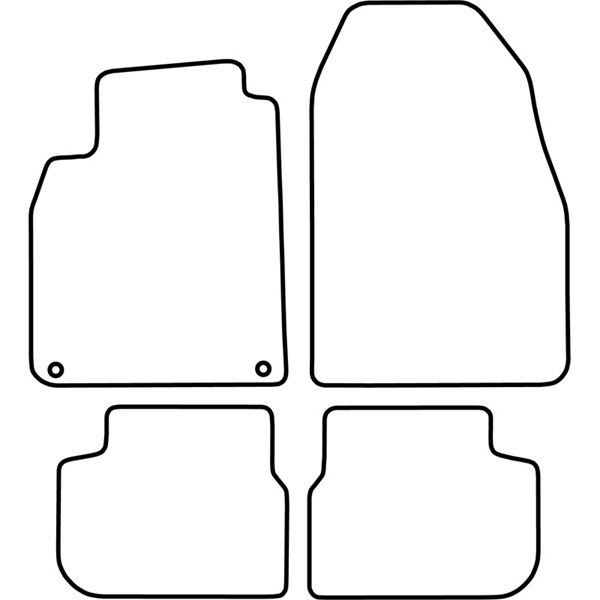 Textilmatta, kupé, Fram och bak Autostyle TM SA510V AutoStyle Textilmatta, kupé, Fram och bak Autostyle TM SA510V AutoStyle