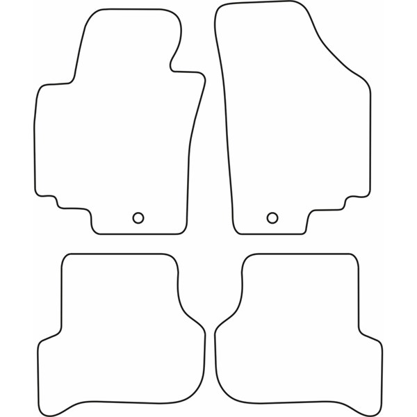 Textilmatta, kupé, Fram och bak Autostyle TM SE516V AutoStyle