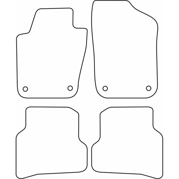 Textilmatta, kupé, Fram och bak Autostyle TM SE517V AutoStyle Textilmatta, kupé, Fram och bak Autostyle TM SE517V AutoStyle