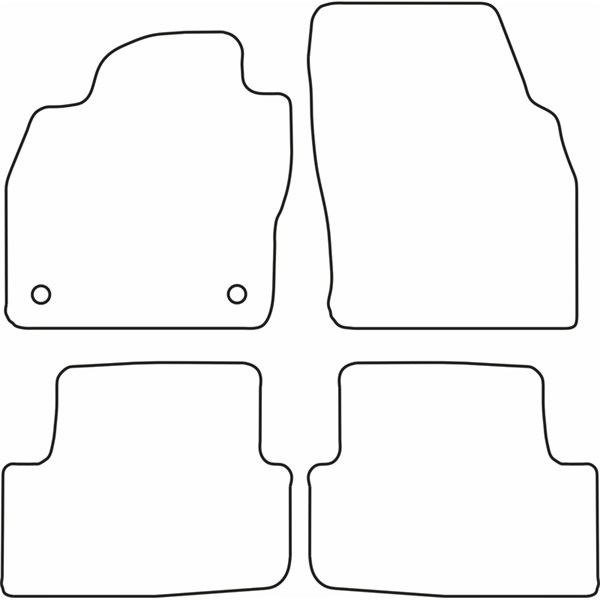 Textilmatta, kupé, Fram och bak Autostyle TM SE525V AutoStyle Textilmatta, kupé, Fram och bak Autostyle TM SE525V AutoStyle