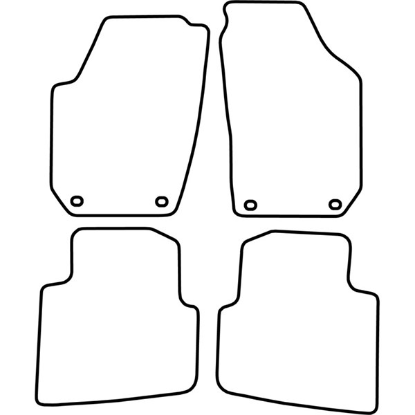 Textilmatta, kupé, Fram och bak Autostyle TM SK506V AutoStyle Textilmatta, kupé, Fram och bak Autostyle TM SK506V AutoStyle