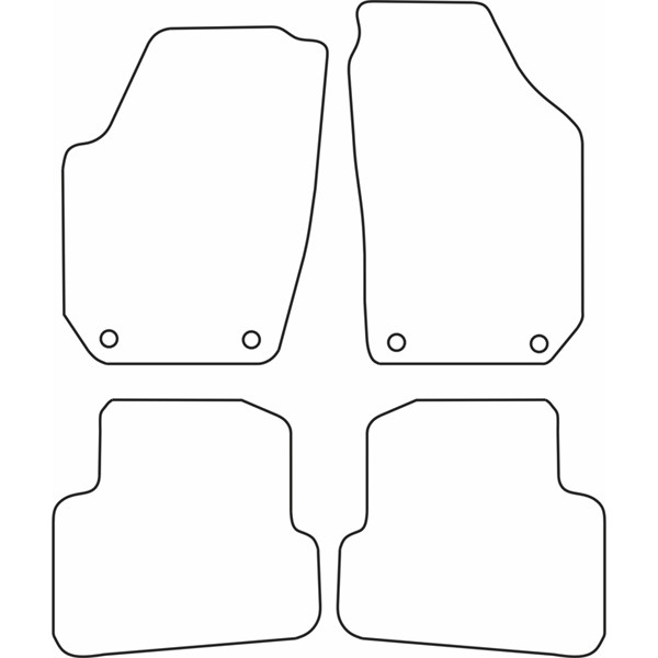 Textilmatta, kupé, Fram och bak Autostyle TM SK511V AutoStyle Textilmatta, kupé, Fram och bak Autostyle TM SK511V AutoStyle