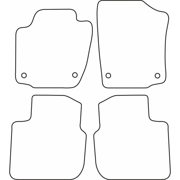 Textilmatta, kupé, Fram och bak Autostyle TM SK513V AutoStyle Textilmatta, kupé, Fram och bak Autostyle TM SK513V AutoStyle
