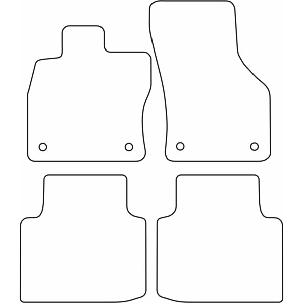 Textilmatta, kupé, Fram och bak Autostyle TM SK518V AutoStyle Textilmatta, kupé, Fram och bak Autostyle TM SK518V AutoStyle