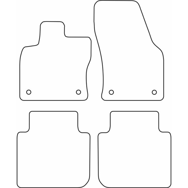 Textilmatta, kupé, Fram och bak Autostyle TM SK520V AutoStyle Textilmatta, kupé, Fram och bak Autostyle TM SK520V AutoStyle