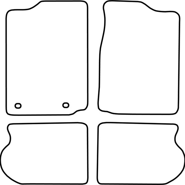 Textilmatta, kupé, Fram och bak Autostyle TM SZ503V AutoStyle Textilmatta, kupé, Fram och bak Autostyle TM SZ503V AutoStyle