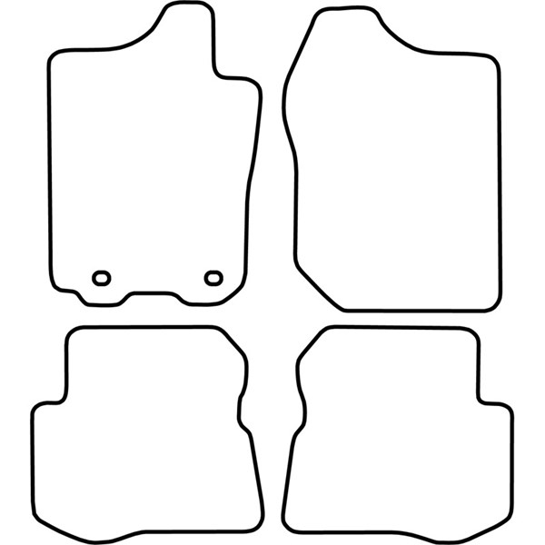 Textilmatta, kupé, Fram och bak Autostyle TM SZ509V AutoStyle Textilmatta, kupé, Fram och bak Autostyle TM SZ509V AutoStyle