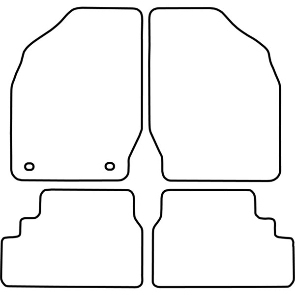 Textilmatta, kupé, Fram och bak Autostyle TM SZ511V AutoStyle Textilmatta, kupé, Fram och bak Autostyle TM SZ511V AutoStyle